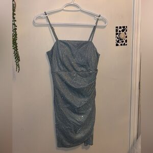 Light blue mini dress